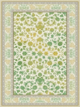 فرش 700 شانه وینتیج طلاکوب کد 5153 فردین